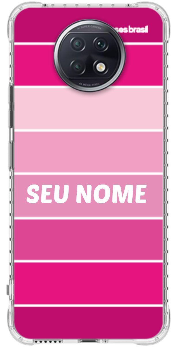 Capinha para Celular Faixas Tons de Rosas
