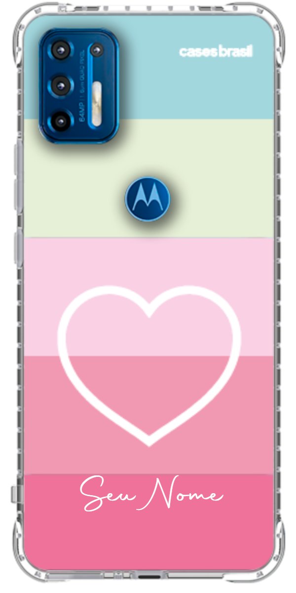 Capinha para Celular Coração delicado Arco-íris