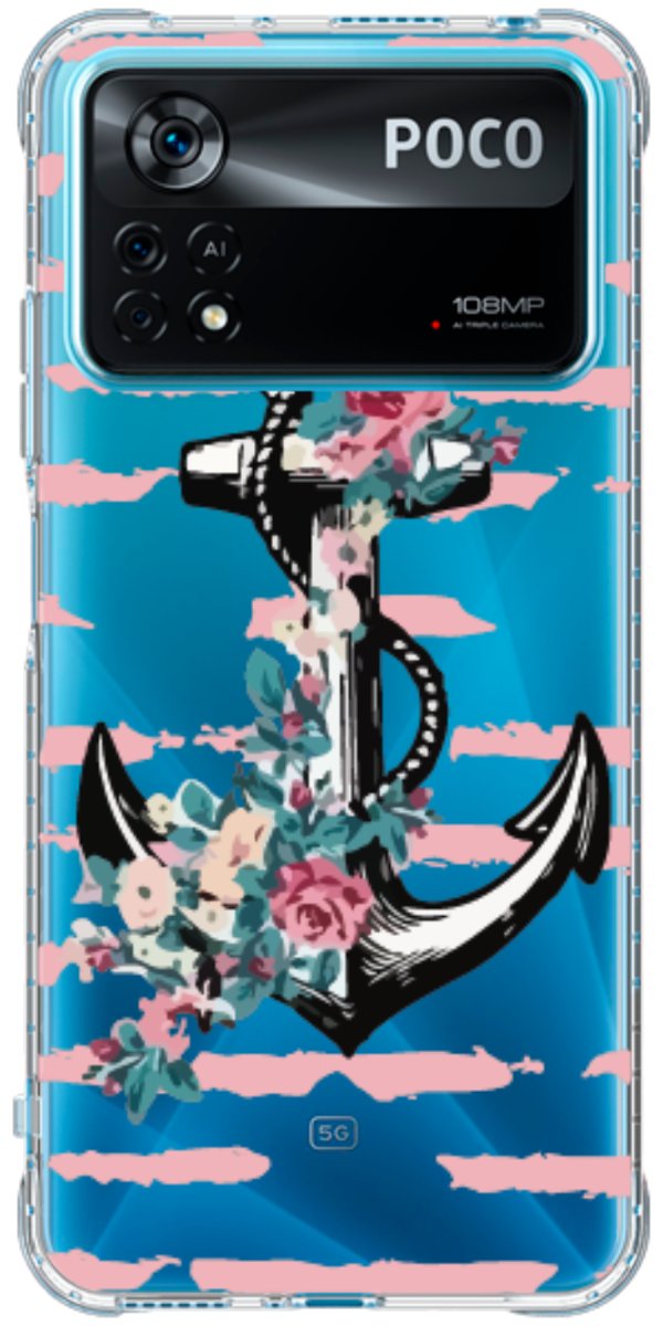 Capinha para Celular Âncora Floral