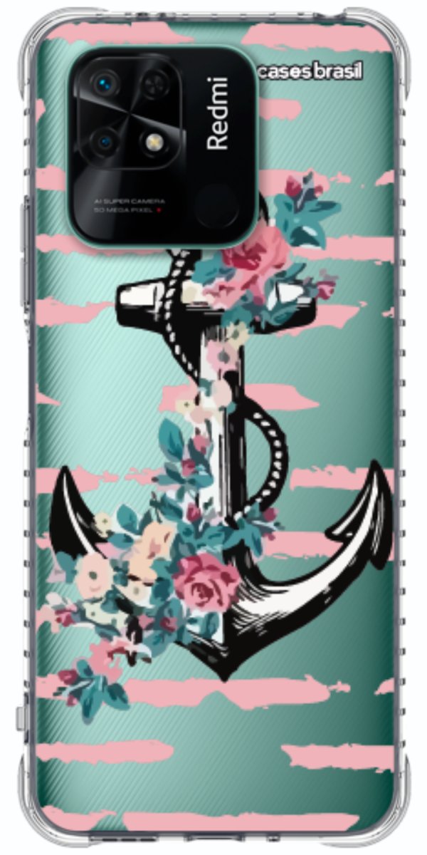 Capinha para Celular Âncora Floral