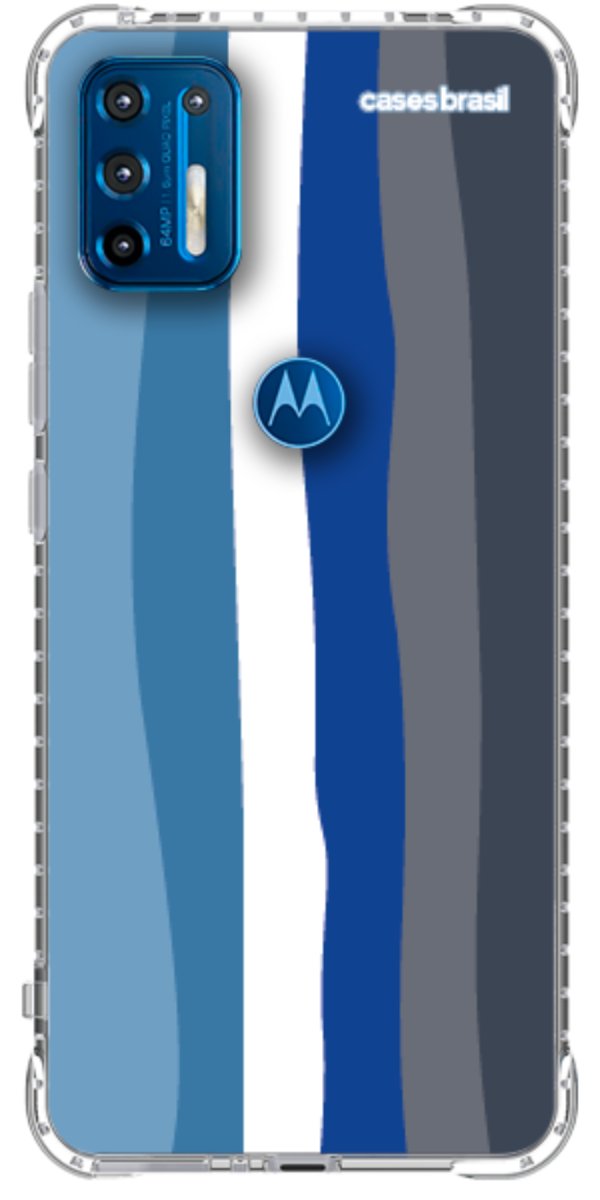 Capinha para Celular Arco-íris Tons de Azul