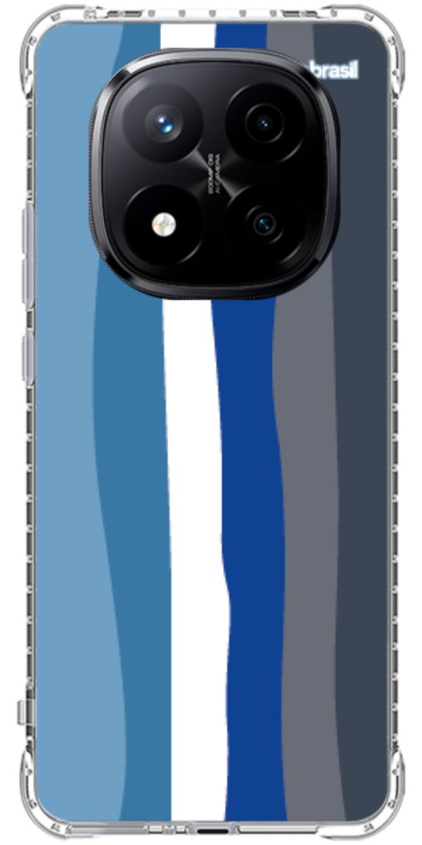 Capinha para Celular Arco-íris Tons de Azul