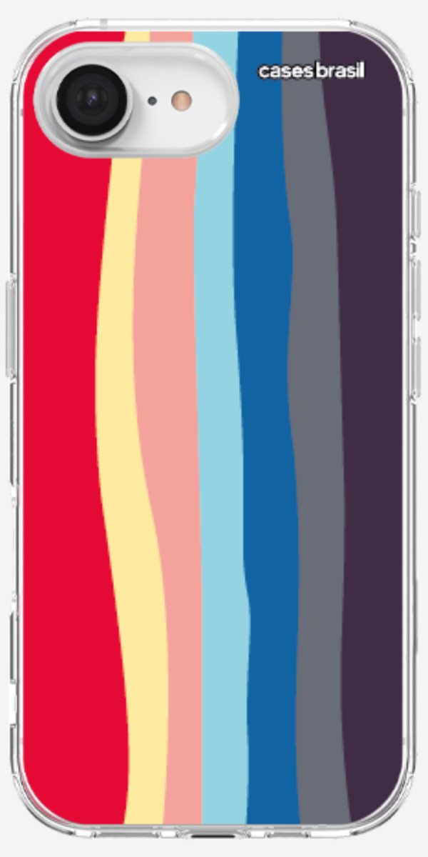 Capinha para Celular Arco-íris Prismático