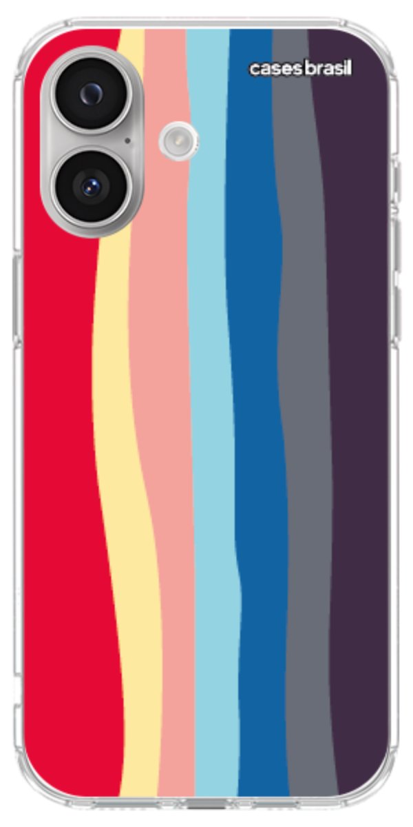 Capinha para Celular Arco-íris Prismático