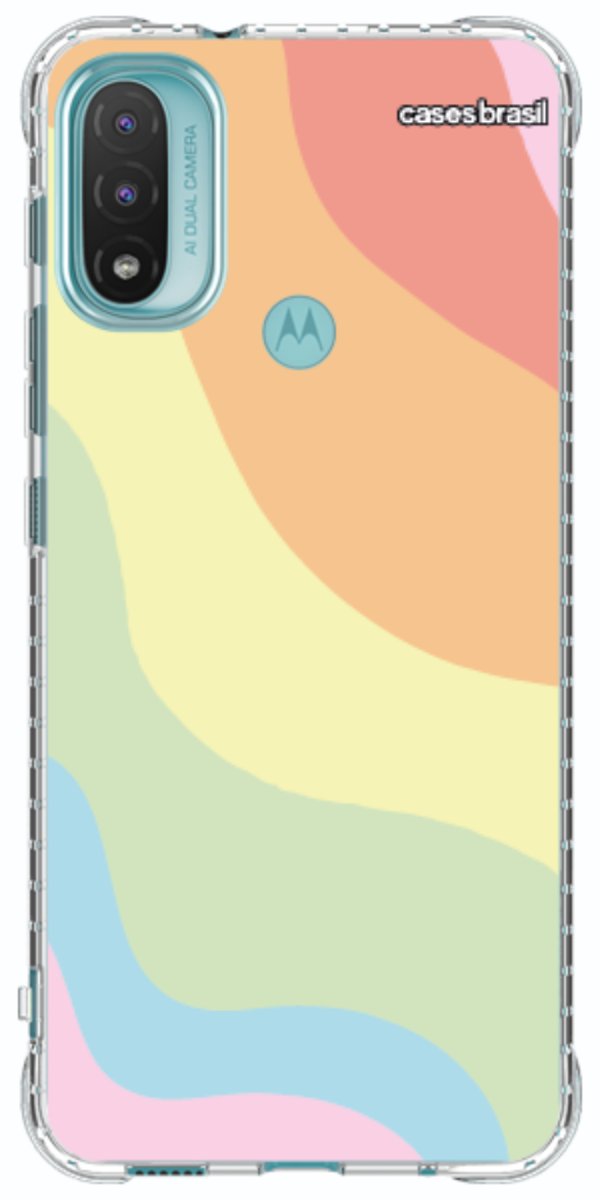 Capinha para Celular Cores Pasteis Onduladas