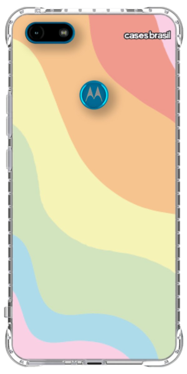 Capinha para Celular Cores Pasteis Onduladas