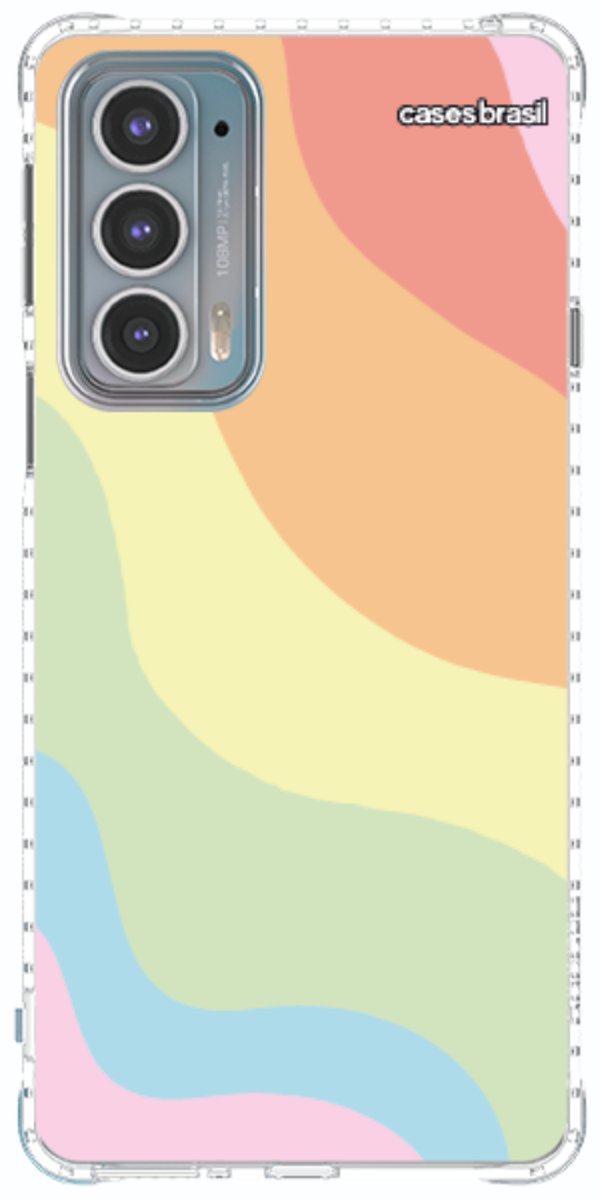 Capinha para Celular Cores Pasteis Onduladas