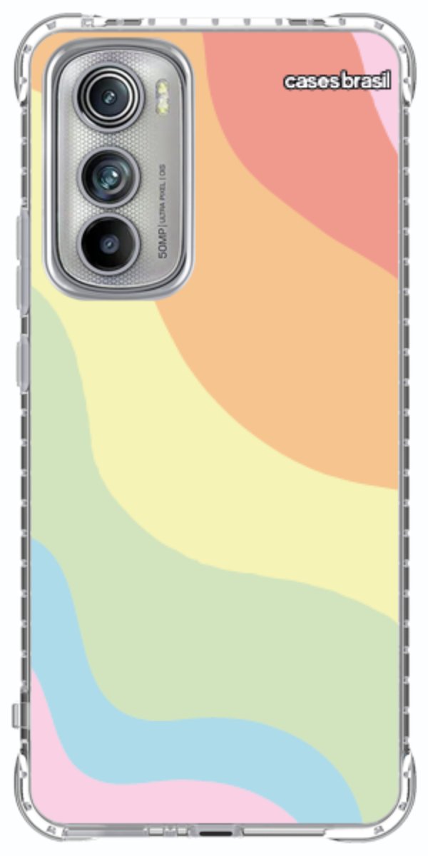 Capinha para Celular Cores Pasteis Onduladas
