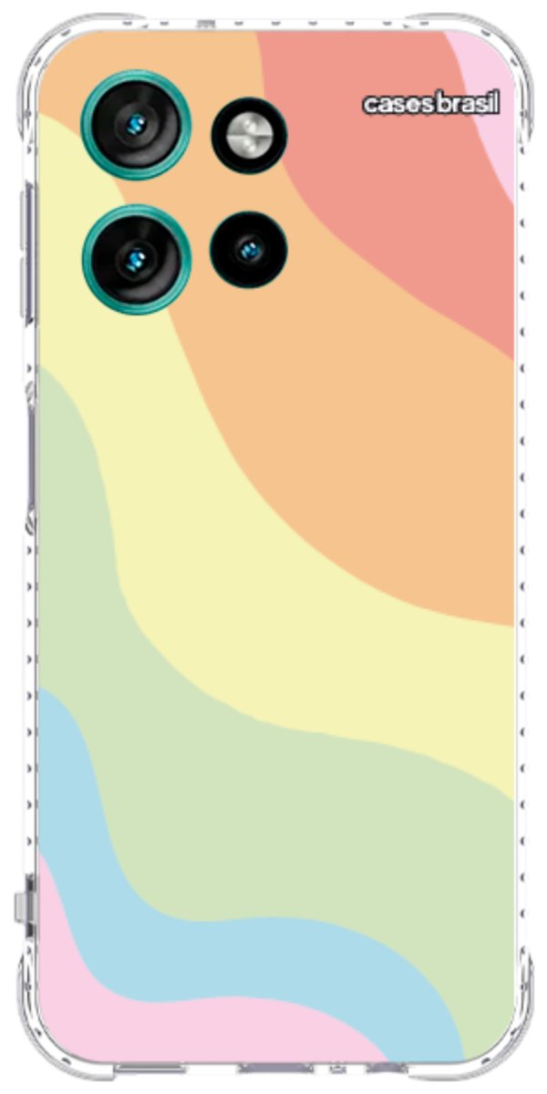 Capinha para Celular Cores Pasteis Onduladas