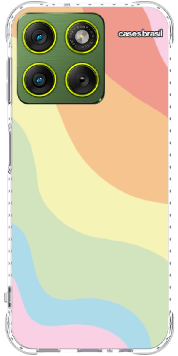 Capinha para Celular Cores Pasteis Onduladas