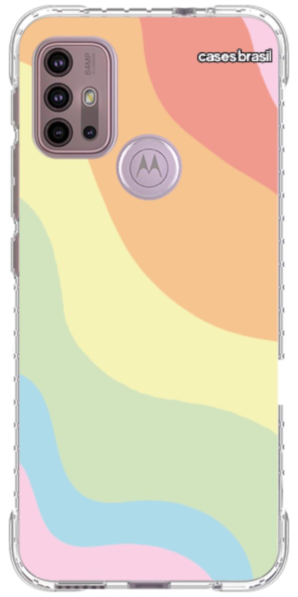 Capinha para Celular Cores Pasteis Onduladas