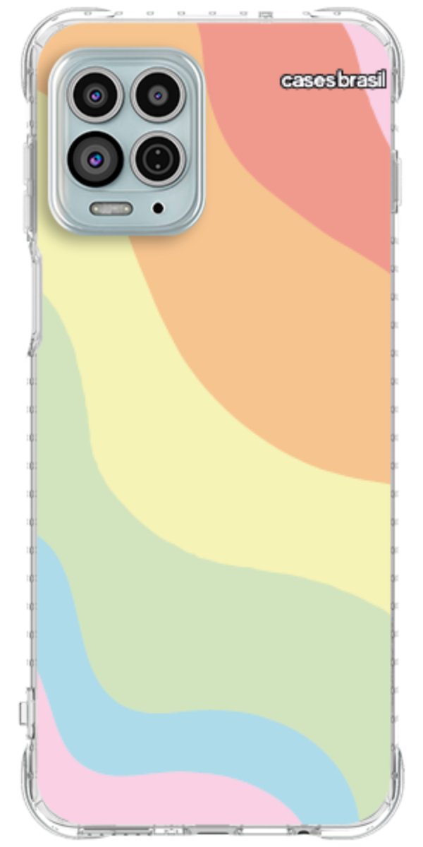 Capinha para Celular Cores Pasteis Onduladas