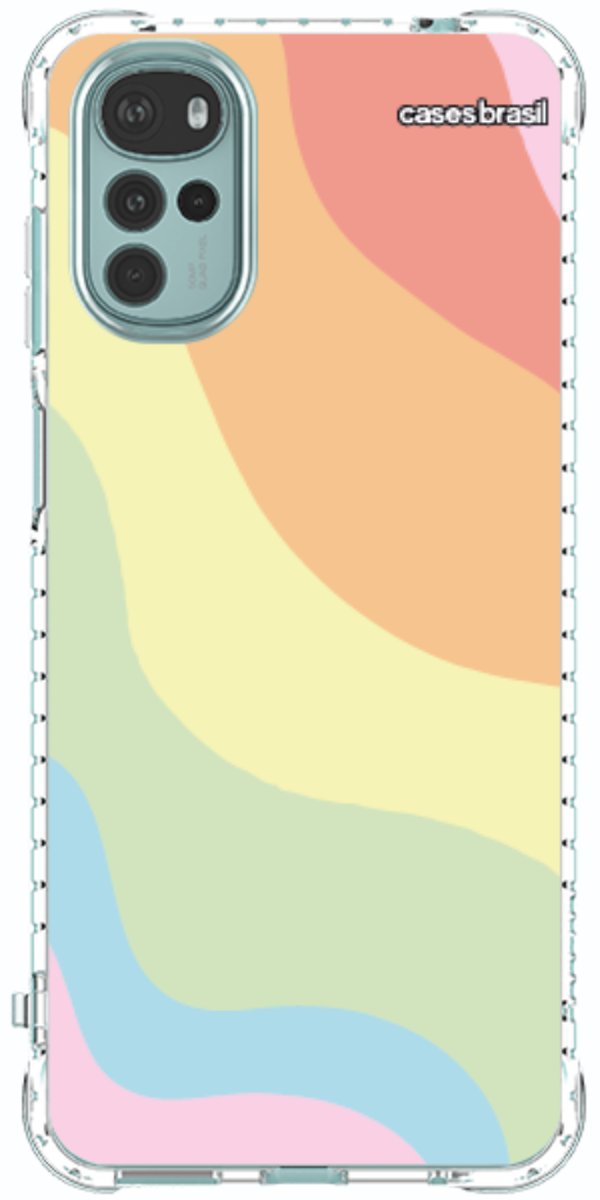Capinha para Celular Cores Pasteis Onduladas