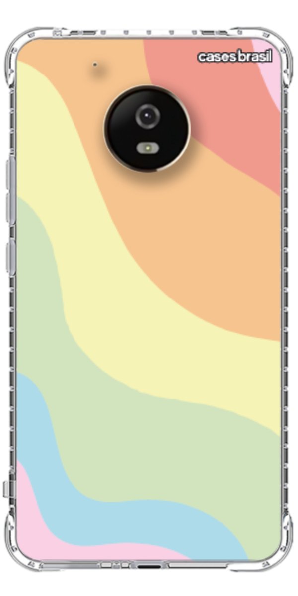 Capinha para Celular Cores Pasteis Onduladas