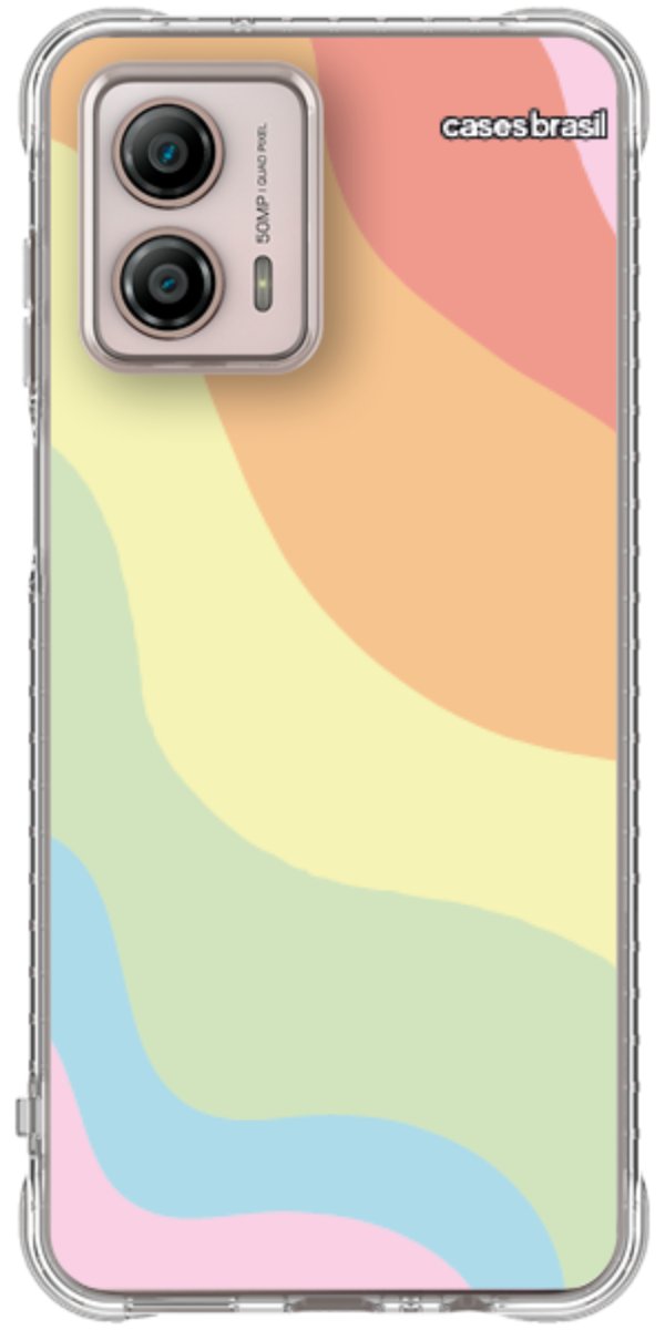 Capinha para Celular Cores Pasteis Onduladas
