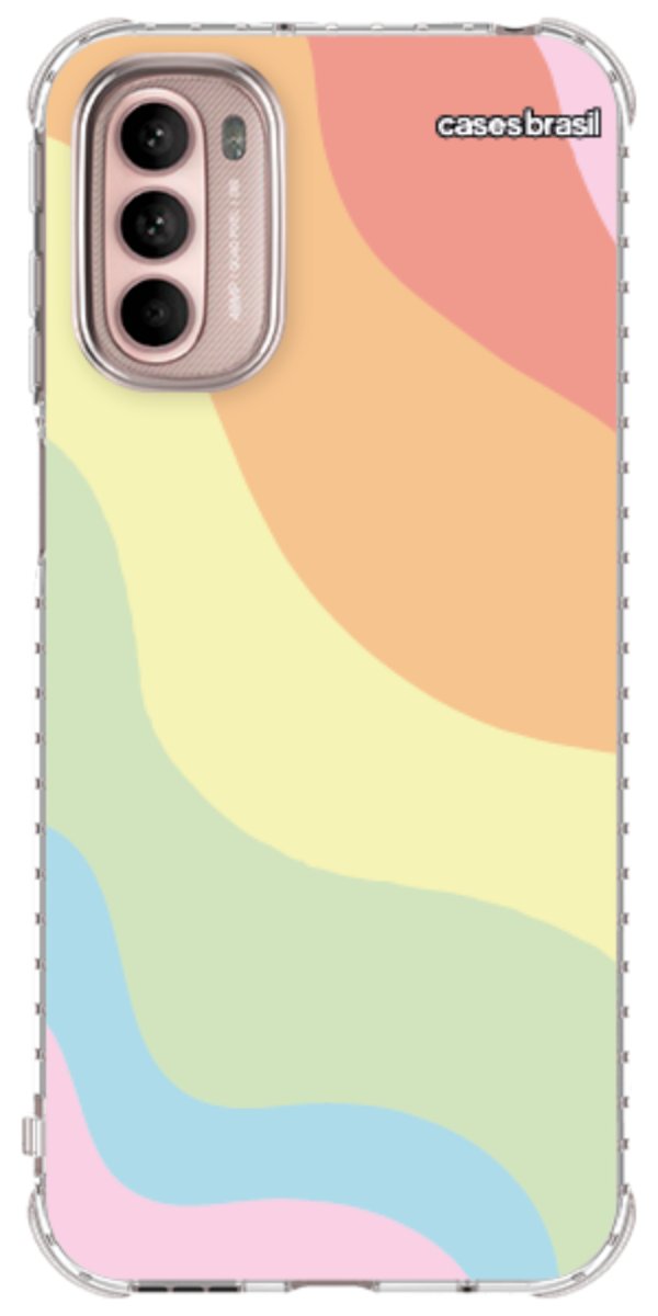 Capinha para Celular Cores Pasteis Onduladas