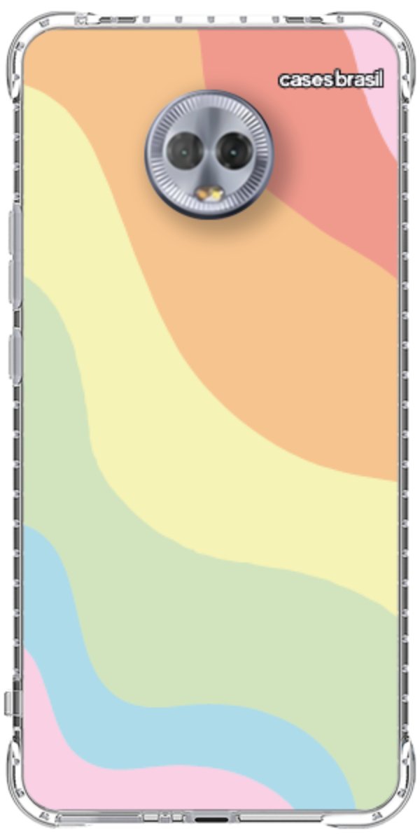 Capinha para Celular Cores Pasteis Onduladas