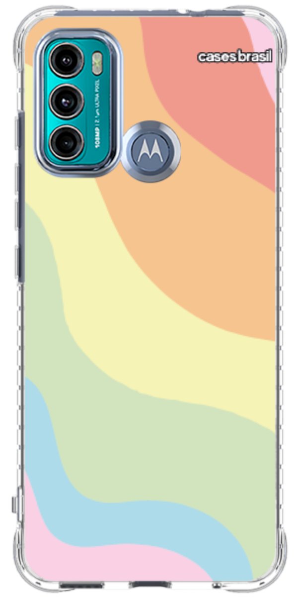 Capinha para Celular Cores Pasteis Onduladas