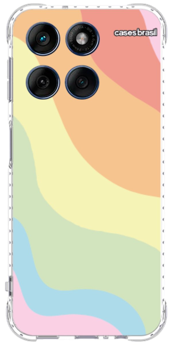 Capinha para Celular Cores Pasteis Onduladas