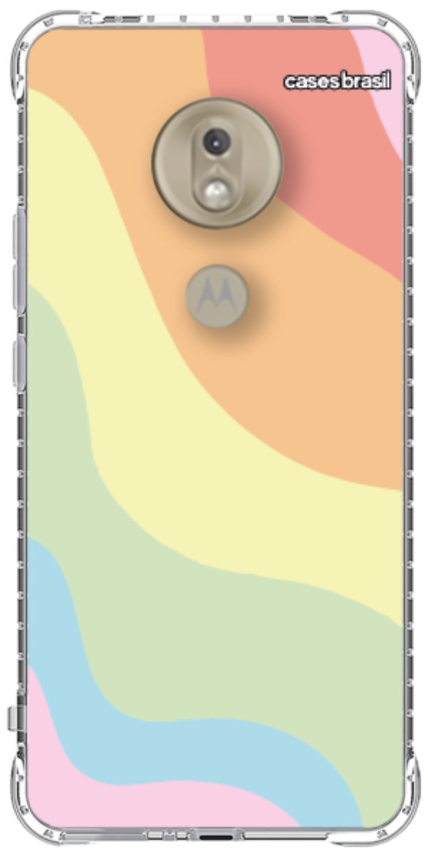 Capinha para Celular Cores Pasteis Onduladas