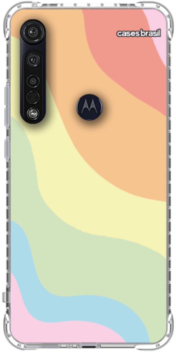 Capinha para Celular Cores Pasteis Onduladas