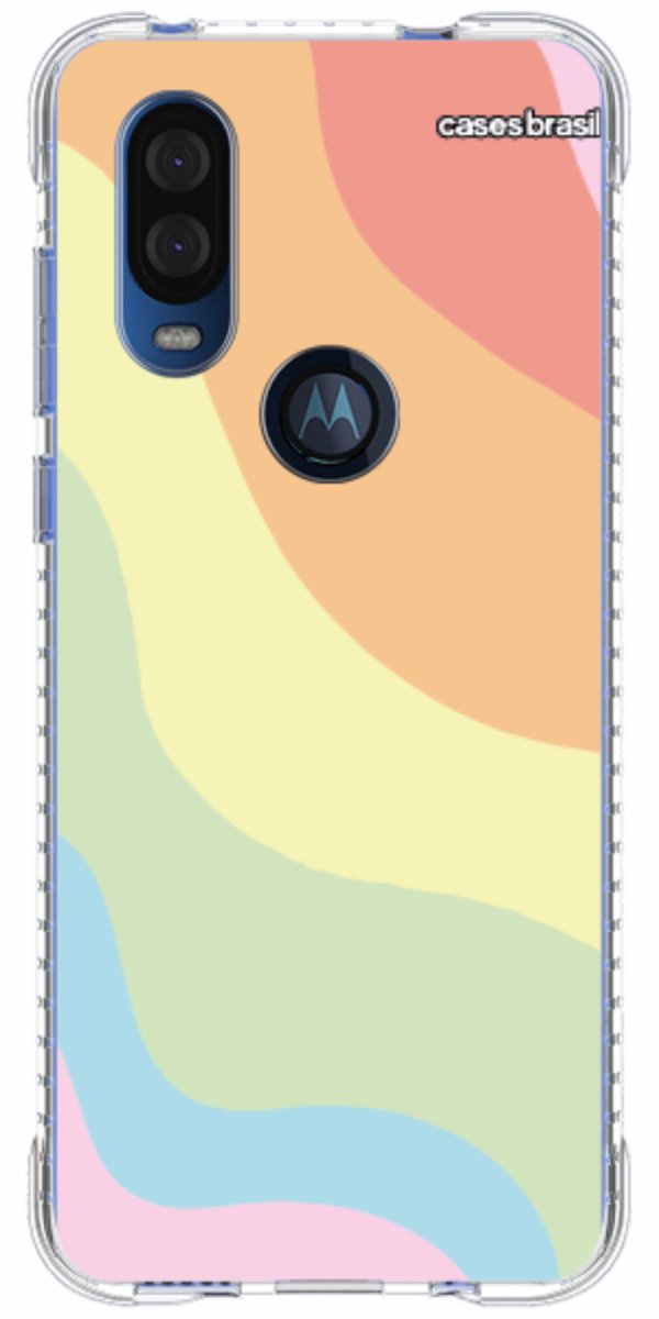 Capinha para Celular Cores Pasteis Onduladas