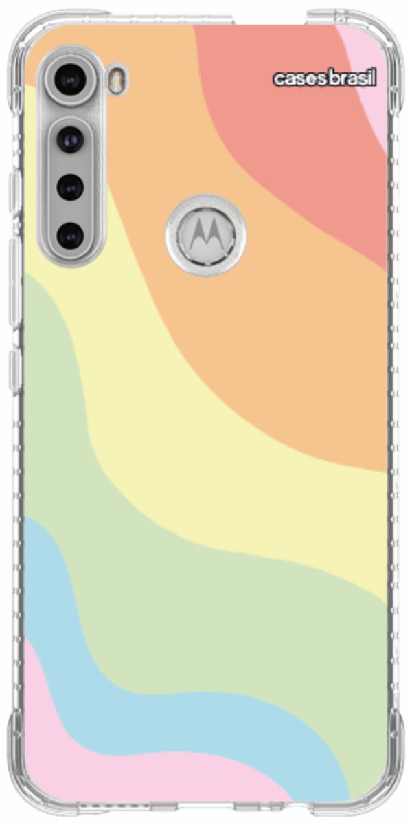 Capinha para Celular Cores Pasteis Onduladas