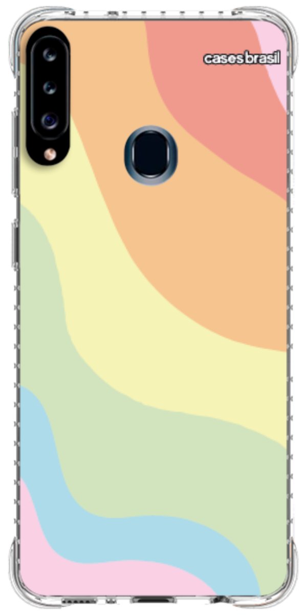 Capinha para Celular Cores Pasteis Onduladas