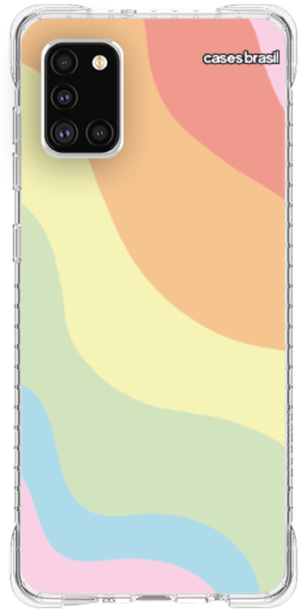 Capinha para Celular Cores Pasteis Onduladas