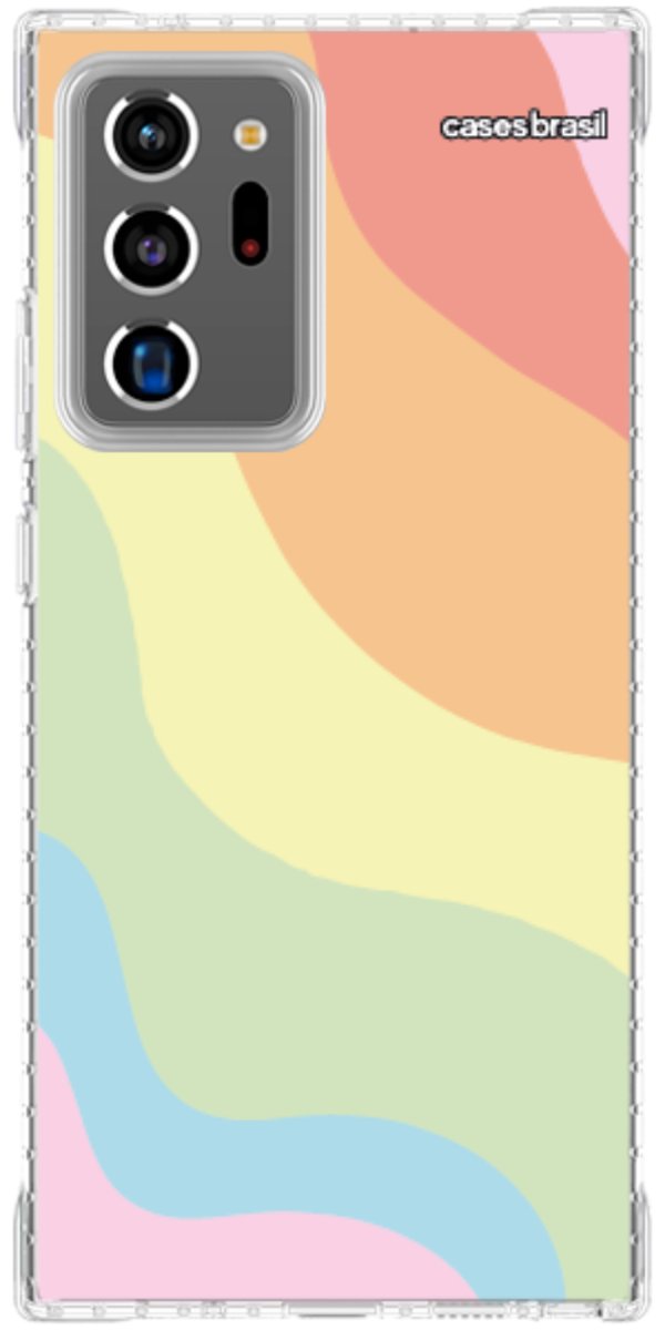 Capinha para Celular Cores Pasteis Onduladas