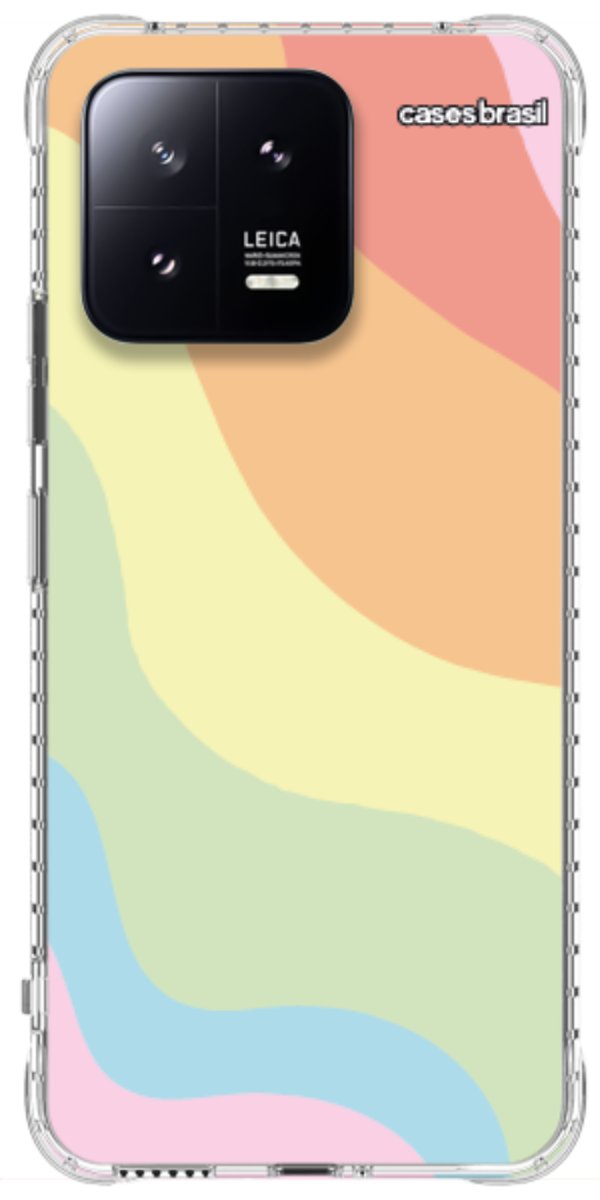 Capinha para Celular Cores Pasteis Onduladas