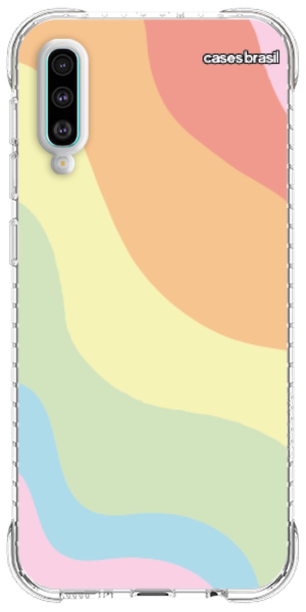 Capinha para Celular Cores Pasteis Onduladas