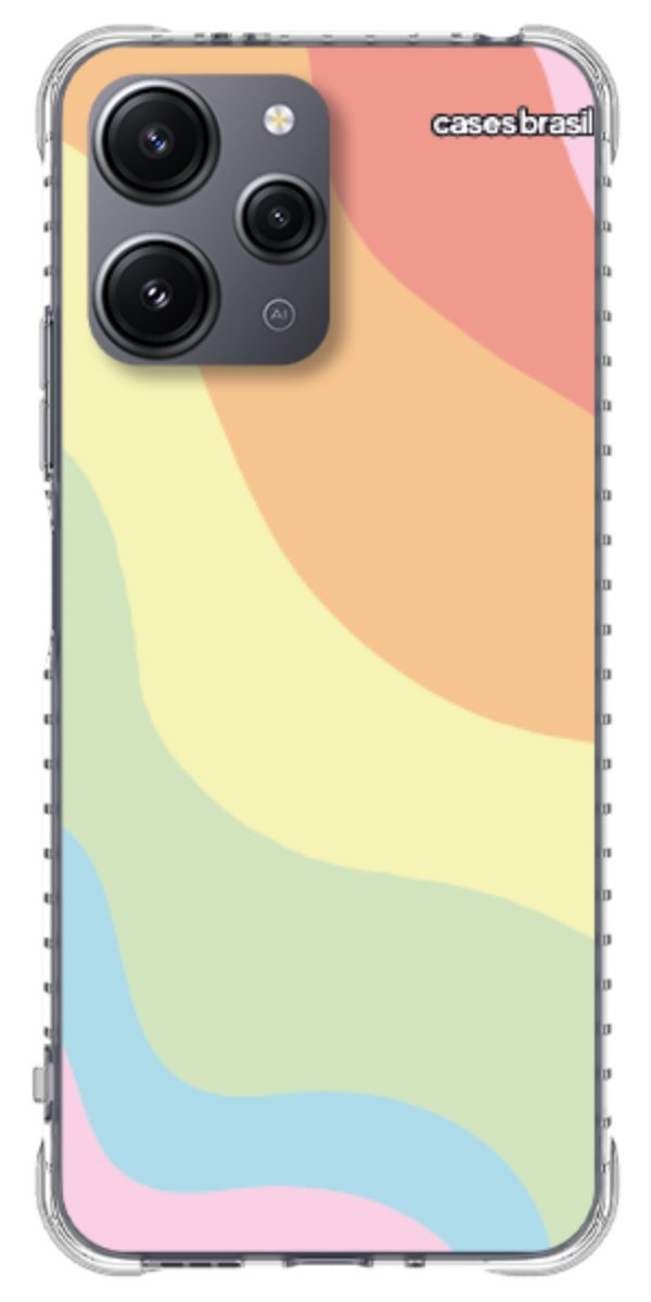 Capinha para Celular Cores Pasteis Onduladas