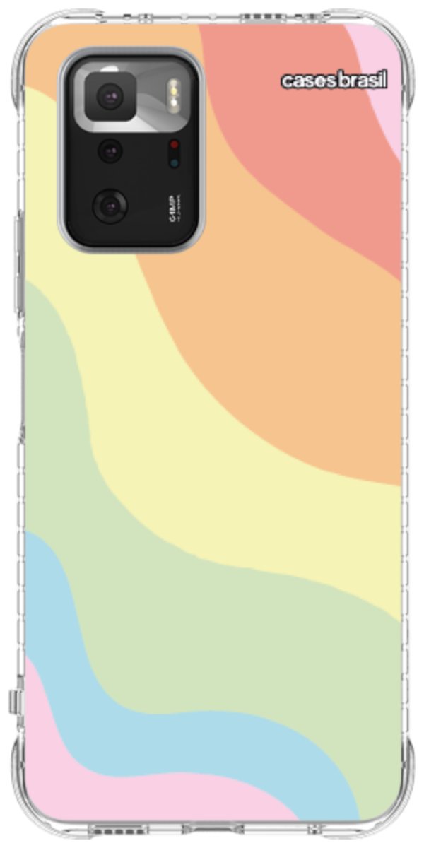 Capinha para Celular Cores Pasteis Onduladas