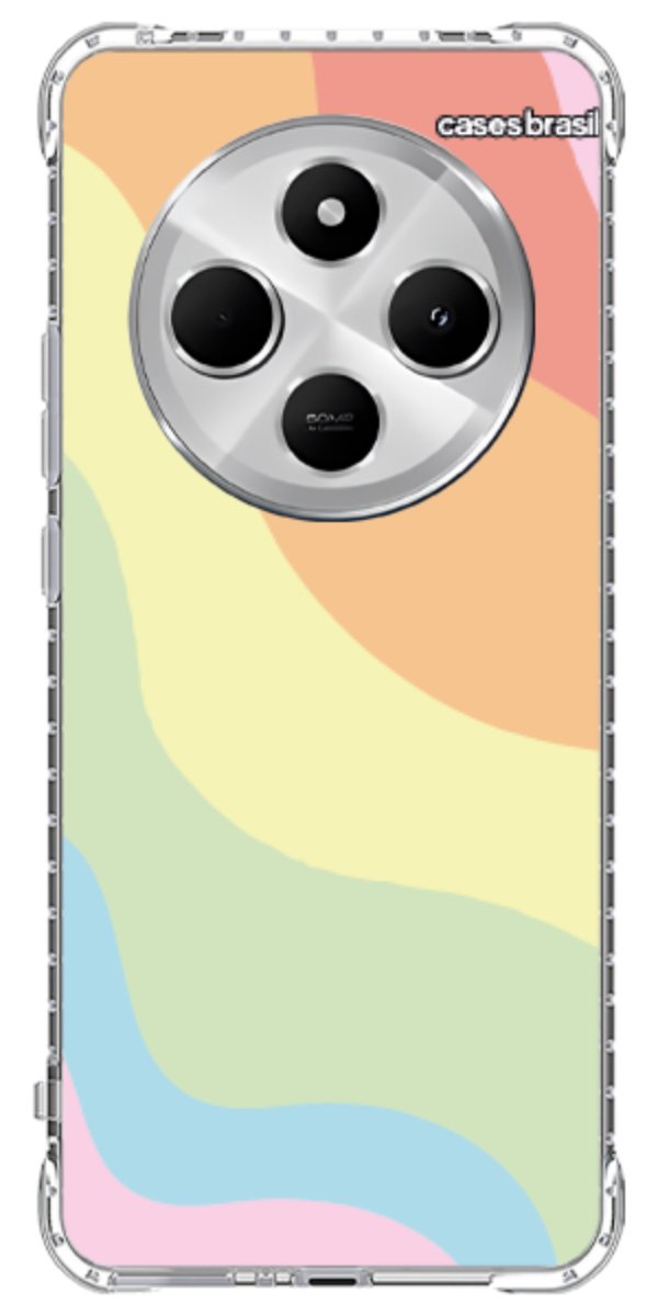 Capinha para Celular Cores Pasteis Onduladas