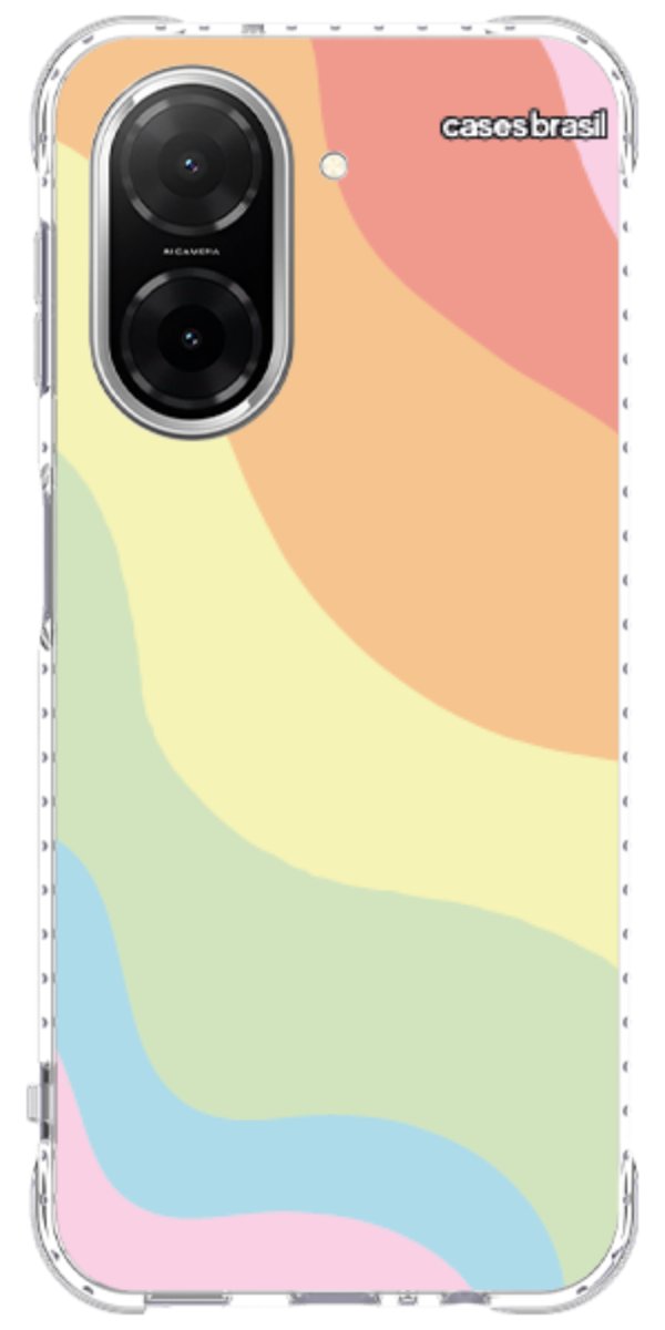Capinha para Celular Cores Pasteis Onduladas