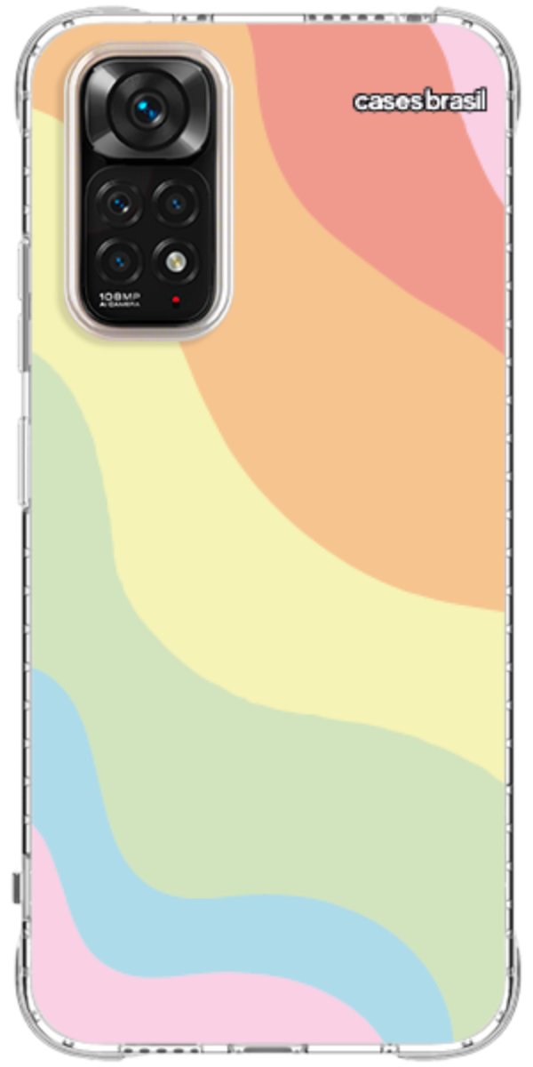 Capinha para Celular Cores Pasteis Onduladas