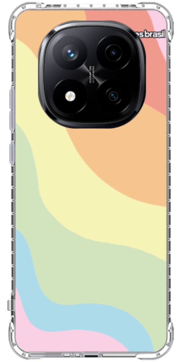 Capinha para Celular Cores Pasteis Onduladas