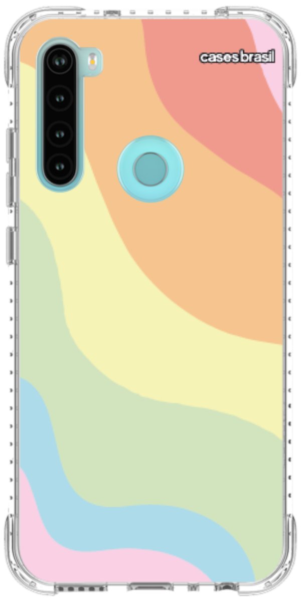 Capinha para Celular Cores Pasteis Onduladas