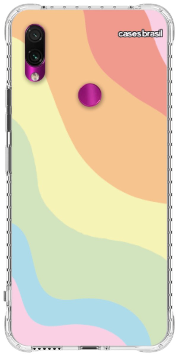 Capinha para Celular Cores Pasteis Onduladas