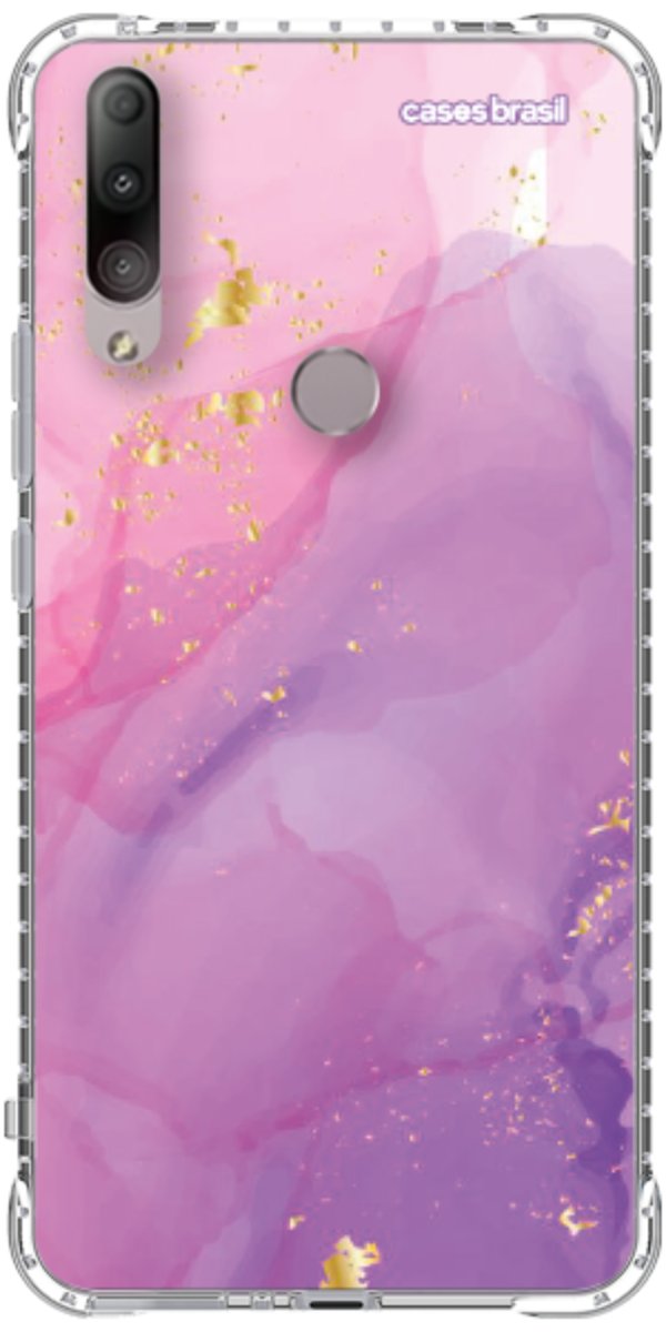 Capinha para Celular Textura Marmorizada Rosa
