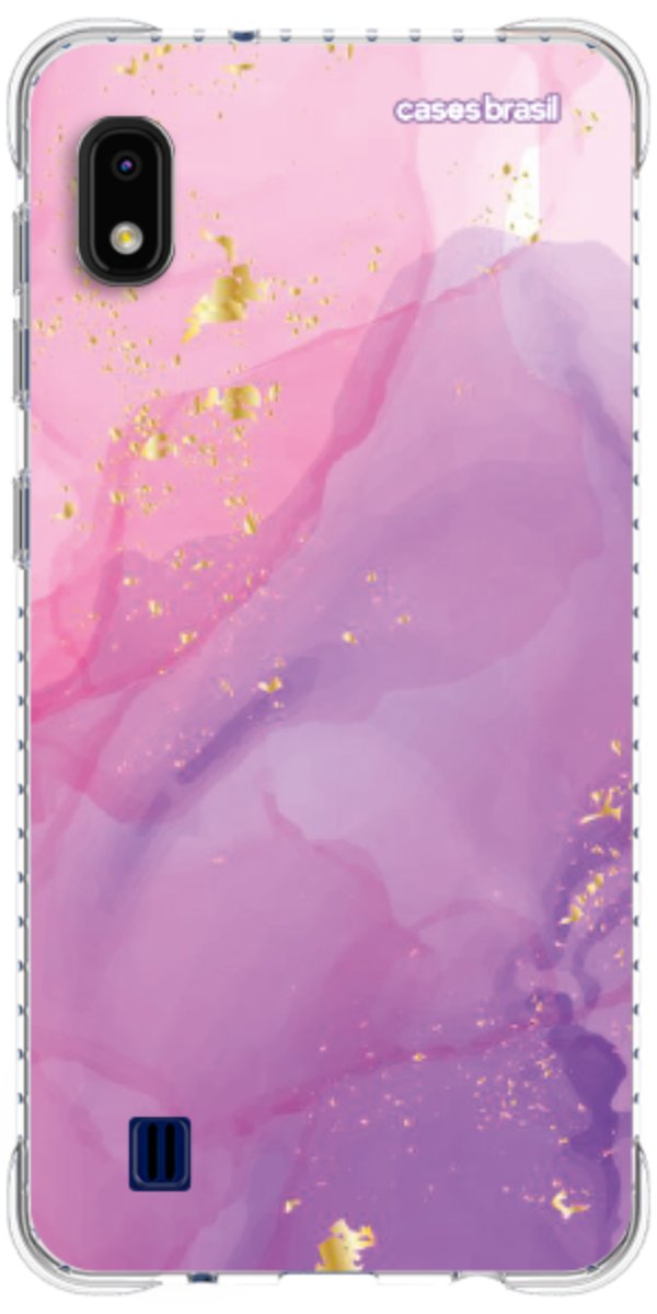 Capinha para Celular Textura Marmorizada Rosa