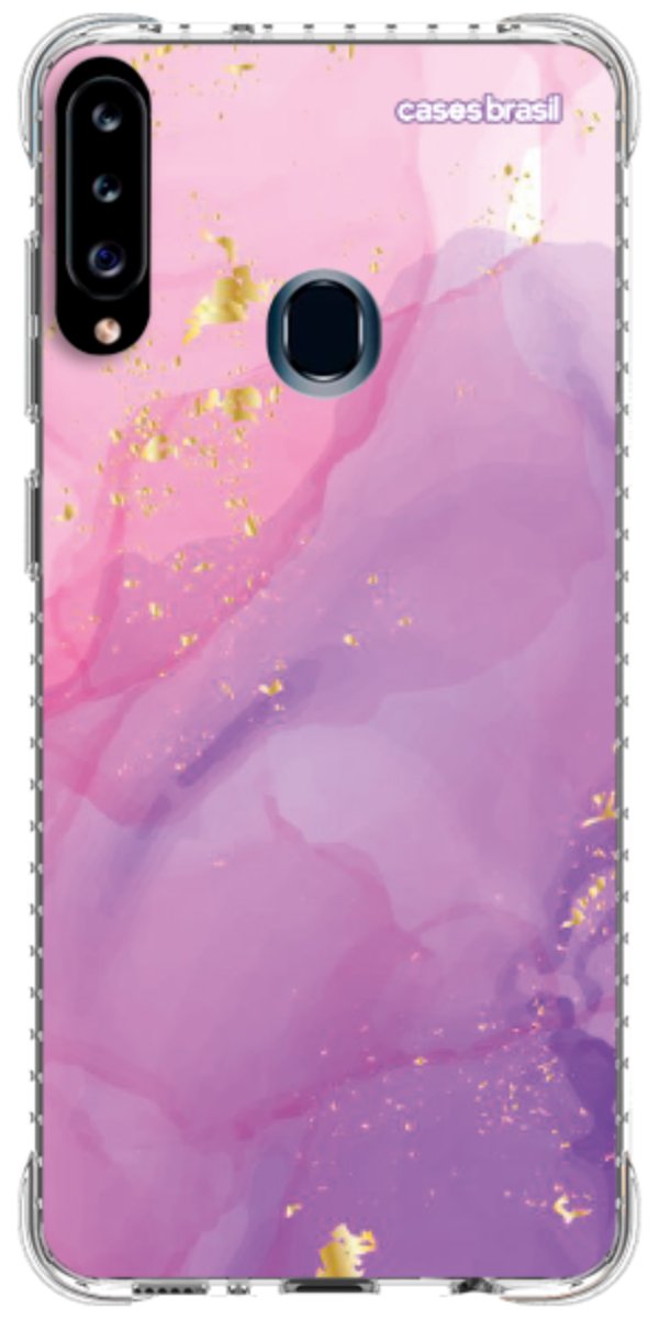 Capinha para Celular Textura Marmorizada Rosa