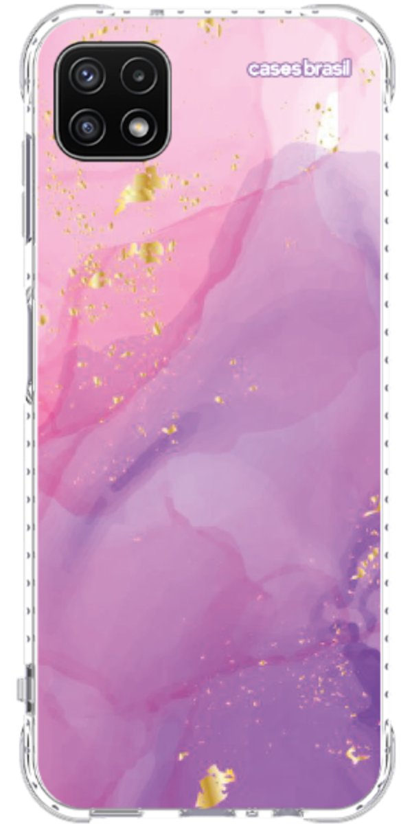 Capinha para Celular Textura Marmorizada Rosa