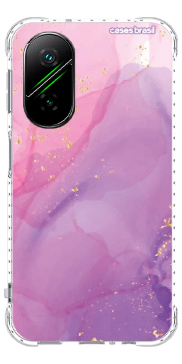 Capinha para Celular Textura Marmorizada Rosa