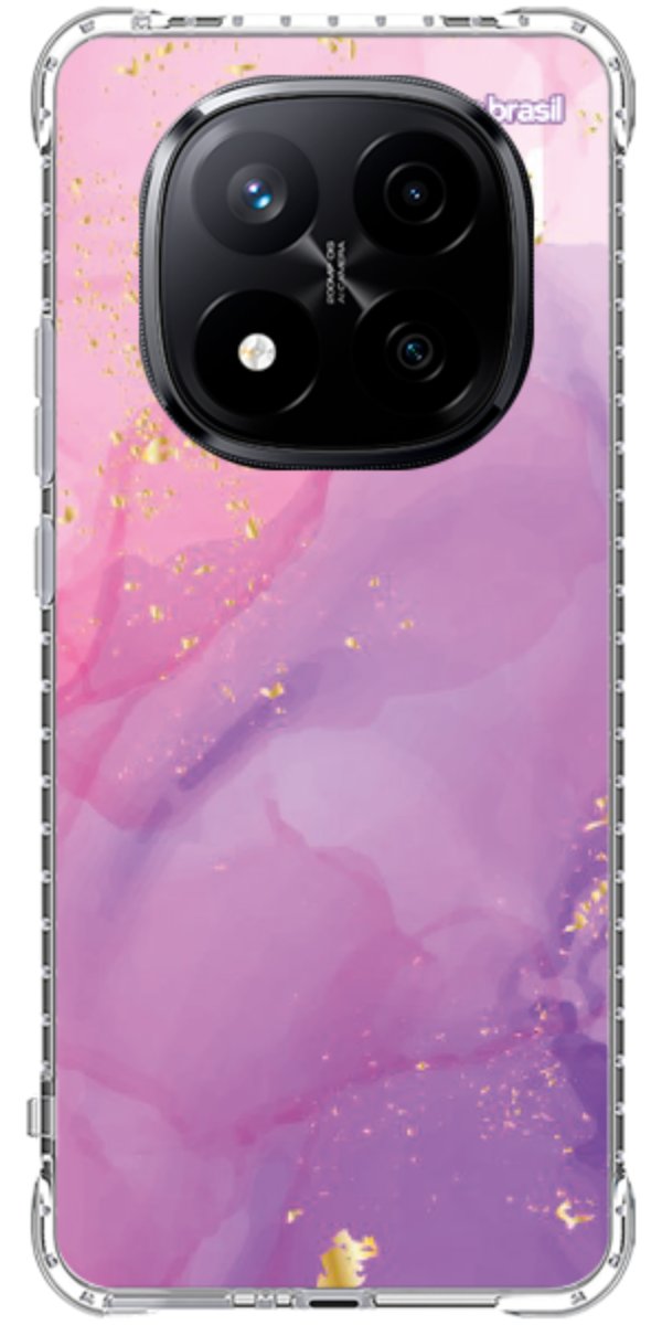 Capinha para Celular Textura Marmorizada Rosa