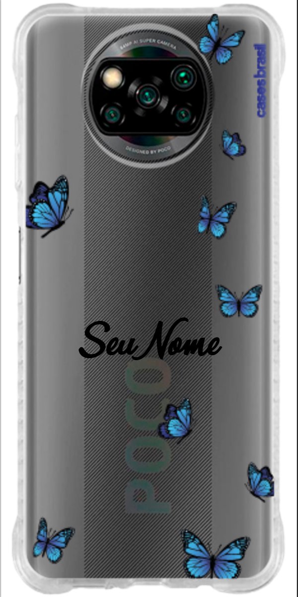 Capinha para Celular Borboletas Flutuantes