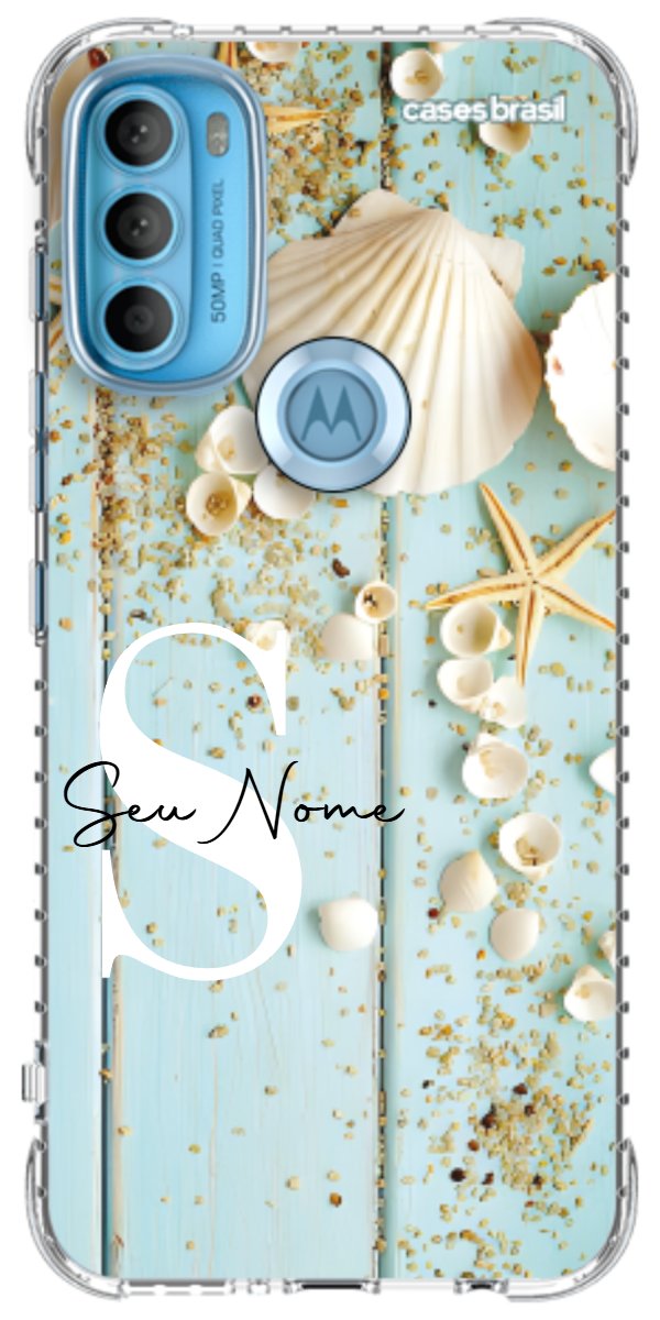 Capinha para Celular Conchas