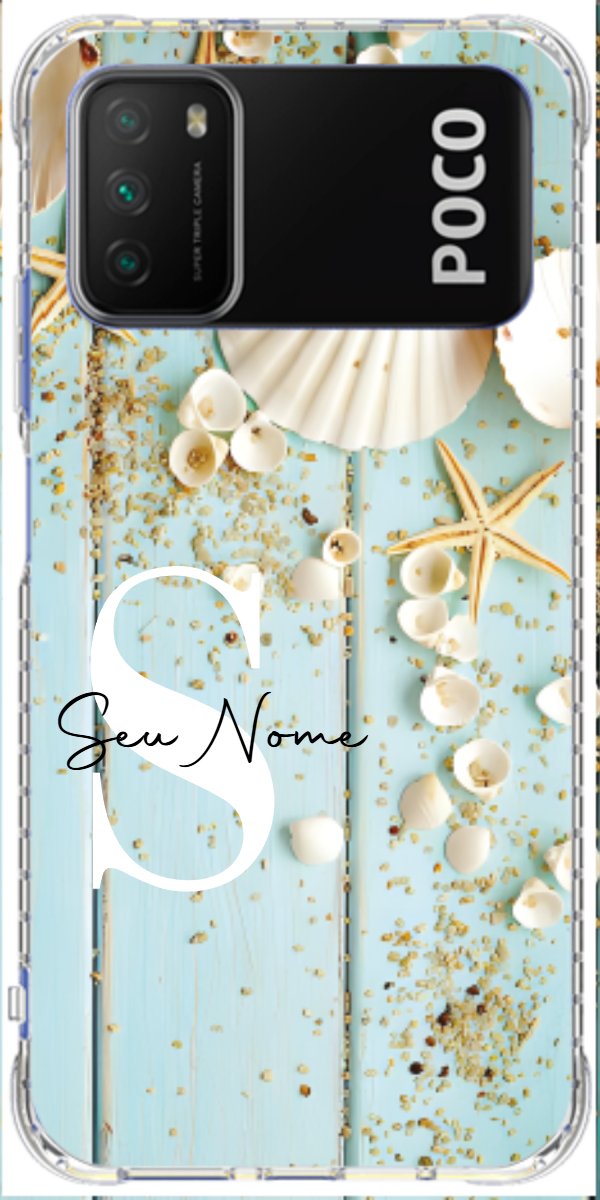 Capinha para Celular Conchas