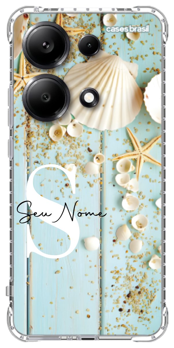 Capinha para Celular Conchas